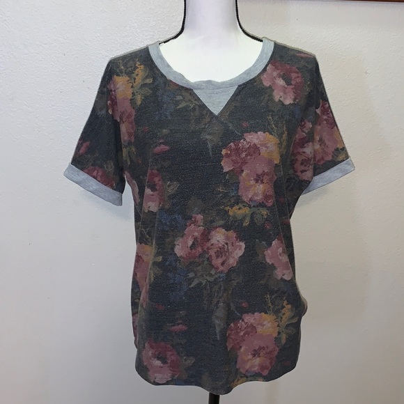 Jodifl Pink Floral Satin Shirt